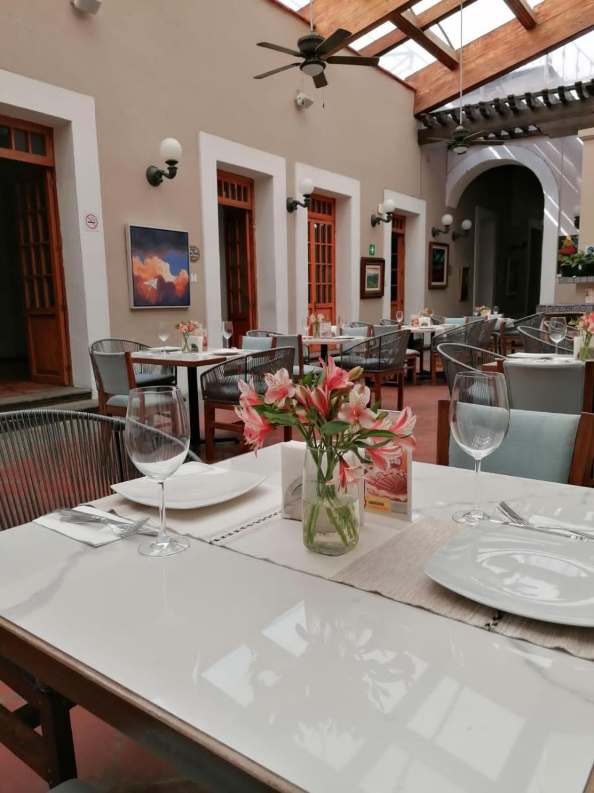 Hotel San Francisco Tlaxcala Bagian luar foto